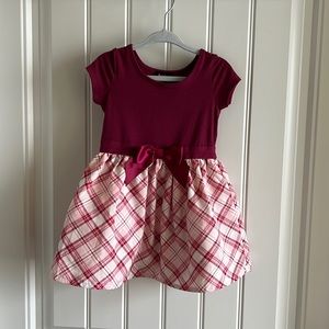 Lilt Burgundy Toddler Dress